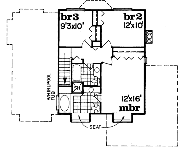 Upper/Second Floor Plan: 35-305