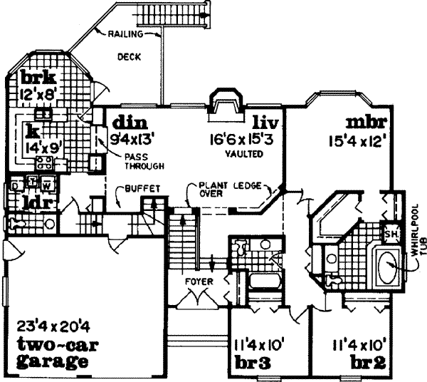 Main Floor Plan: 35-307
