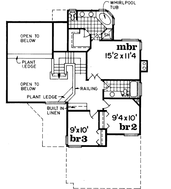 Upper/Second Floor Plan: 35-309