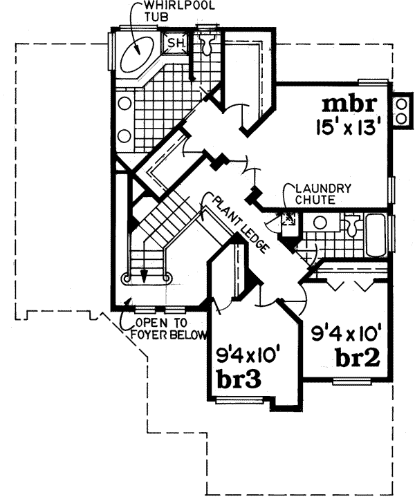 Upper/Second Floor Plan: 35-312