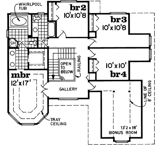 Upper/Second Floor Plan: 35-314