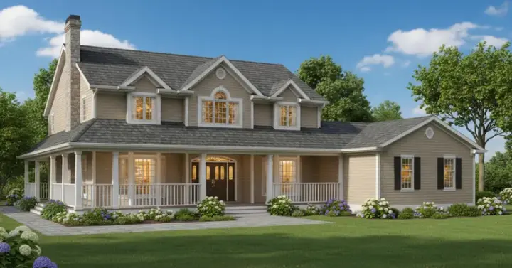 Country house plans 35-315 - front exterior, 2,530 sq ft, 4 bed, 2 bath house plans | Monster House Plans
