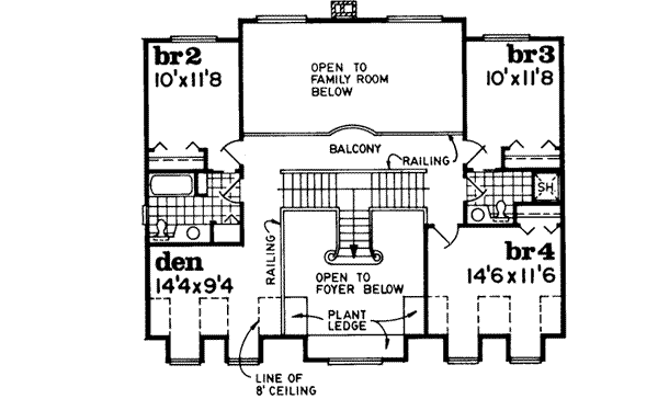 Upper/Second Floor Plan: 35-318