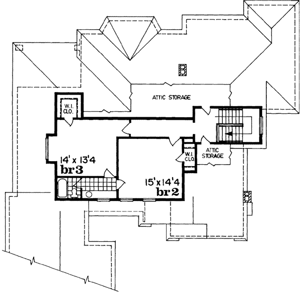 Upper/Second Floor Plan: 35-319