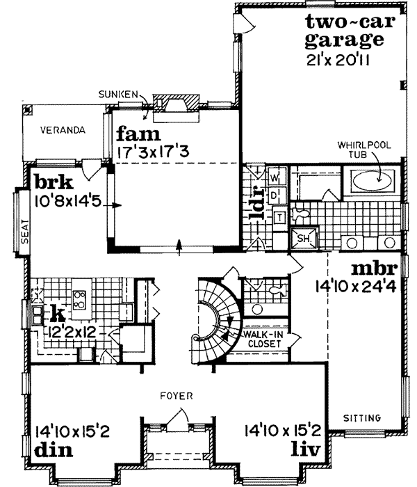 Main Floor Plan: 35-320