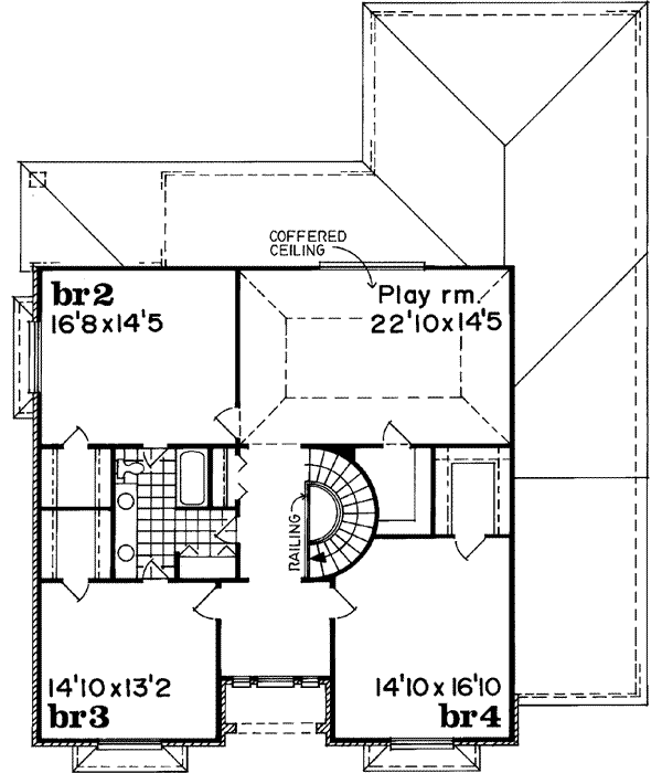 Upper/Second Floor Plan: 35-320
