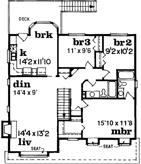 Upper/Second Floor Plan: 35-331