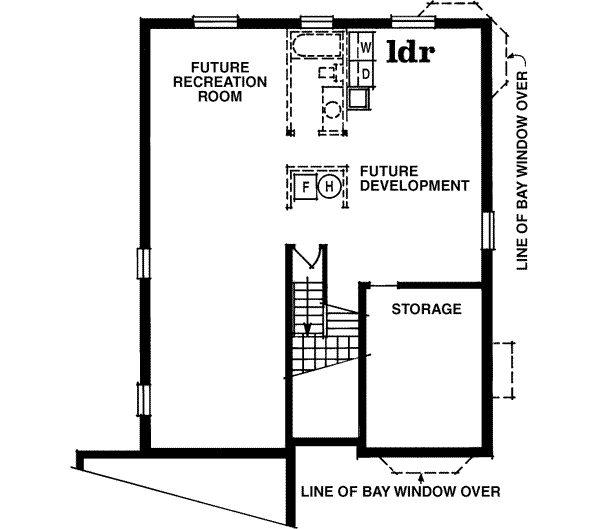 Lower Floor Plan: 35-335