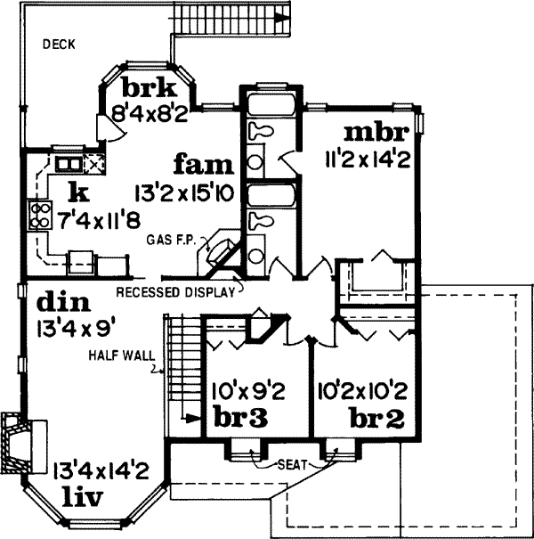 Upper/Second Floor Plan: 35-336