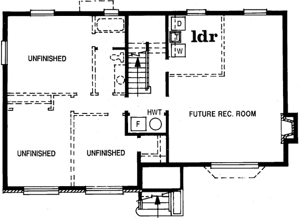 Lower Floor Plan: 35-338