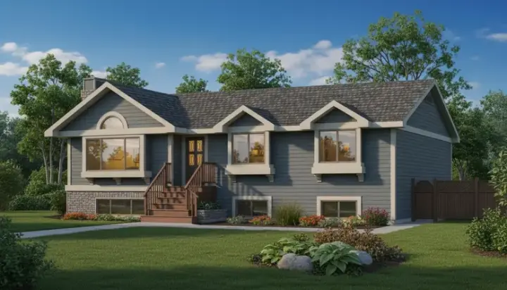 Traditional house plans 35-339 - front exterior, 1,373 sq ft, 3 bed, 2 bath house plans | Monster House Plans
