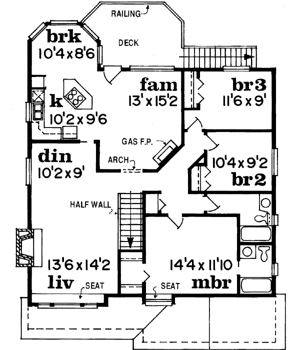 Upper/Second Floor Plan: 35-341