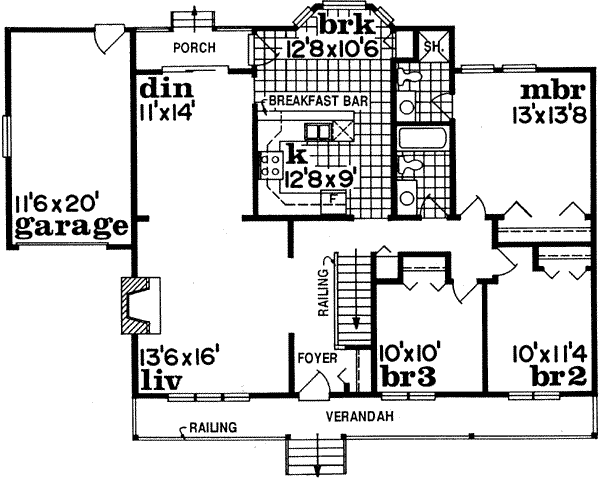 Main Floor Plan: 35-344