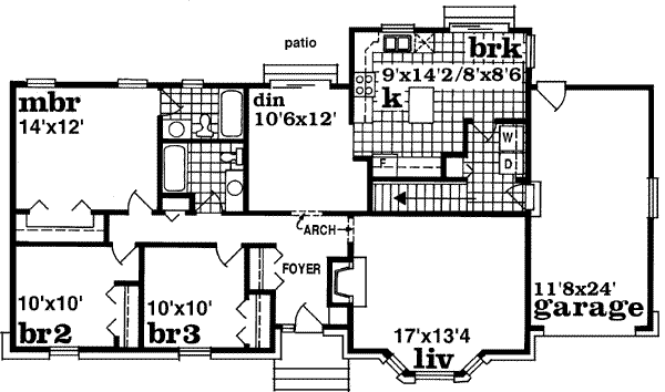 Main Floor Plan: 35-346