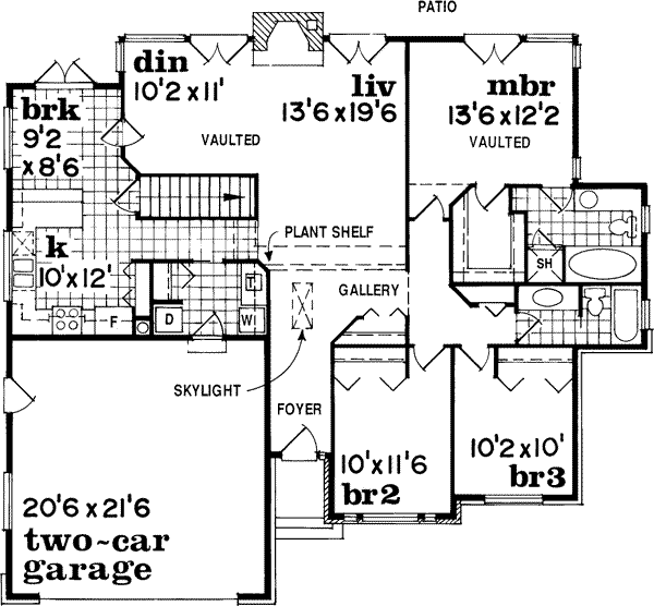 Main Floor Plan: 35-350