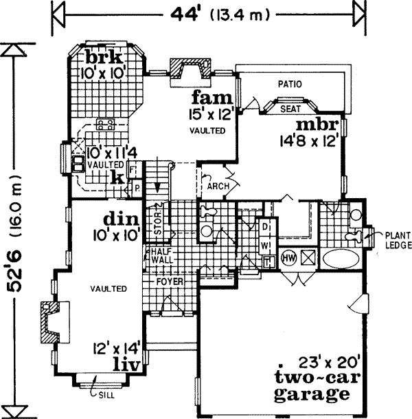Main Floor Plan: 35-353