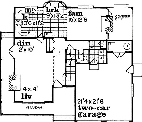 Main Floor Plan: 35-357