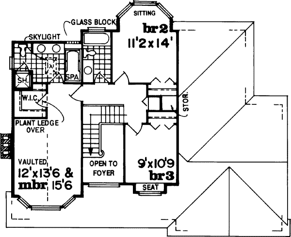 Upper/Second Floor Plan: 35-359