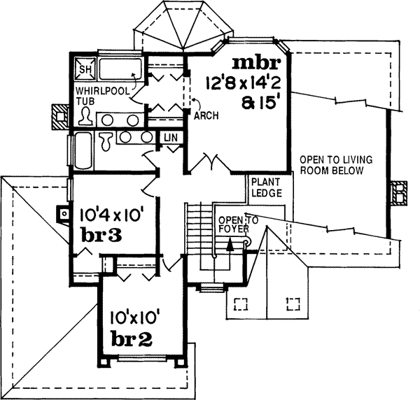 Upper/Second Floor Plan: 35-360