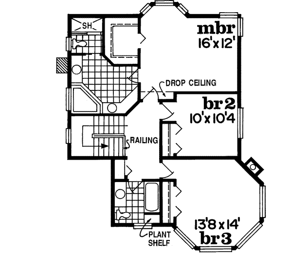 Upper/Second Floor Plan: 35-364
