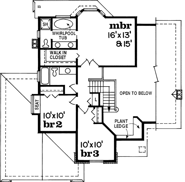 Upper/Second Floor Plan: 35-365