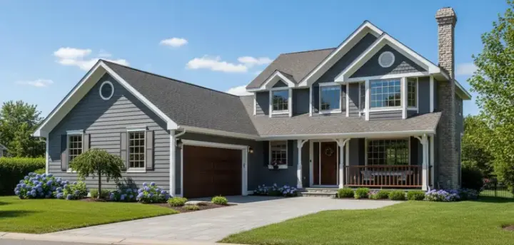 Country house plans 35-367 - front exterior, 2,086 sq ft, 4 bed, 2 bath house plans | Monster House Plans