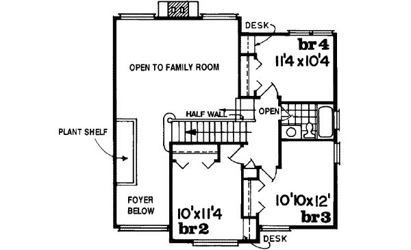 Upper/Second Floor Plan: 35-368