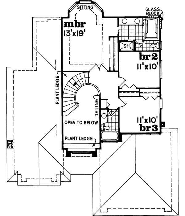 Upper/Second Floor Plan: 35-379