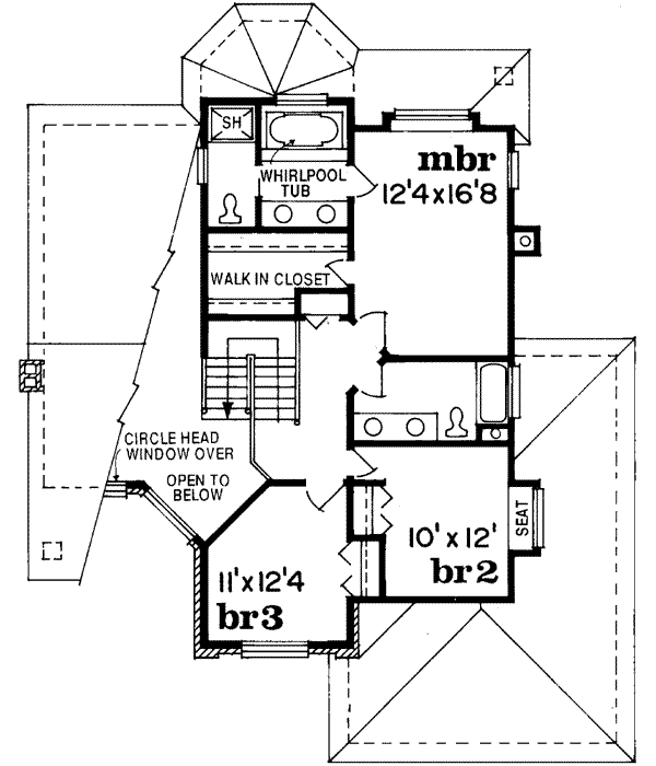 Upper/Second Floor Plan: 35-382