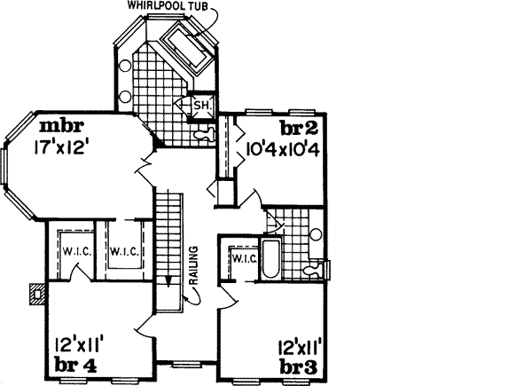 Upper/Second Floor Plan: 35-383