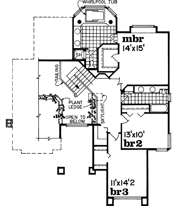 Upper/Second Floor Plan: 35-384