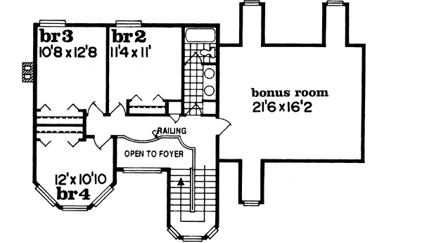 Upper/Second Floor Plan: 35-385
