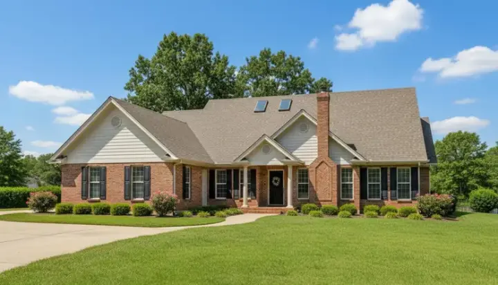 Traditional house plans 35-387 - front exterior, 2,404 sq ft, 3 bed, 2 bath house plans | Monster House Plans
