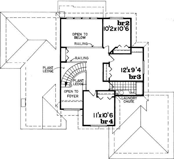 Upper/Second Floor Plan: 35-388