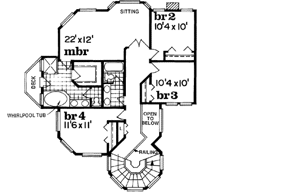 Upper/Second Floor Plan:35-389