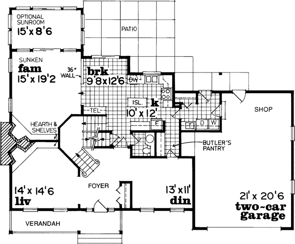 Main Floor Plan: 35-392