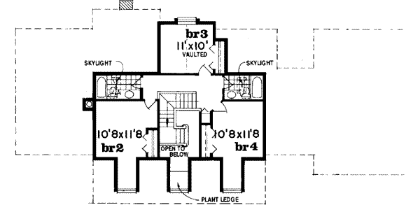 Upper/Second Floor Plan: 35-394