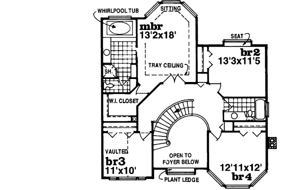 Upper/Second Floor Plan: 35-395