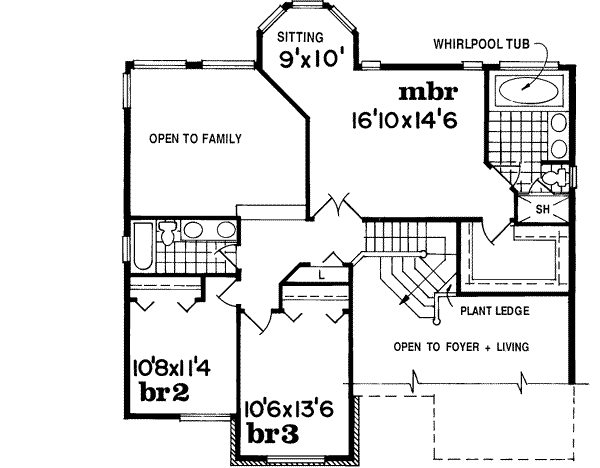 Upper/Second Floor Plan: 35-396