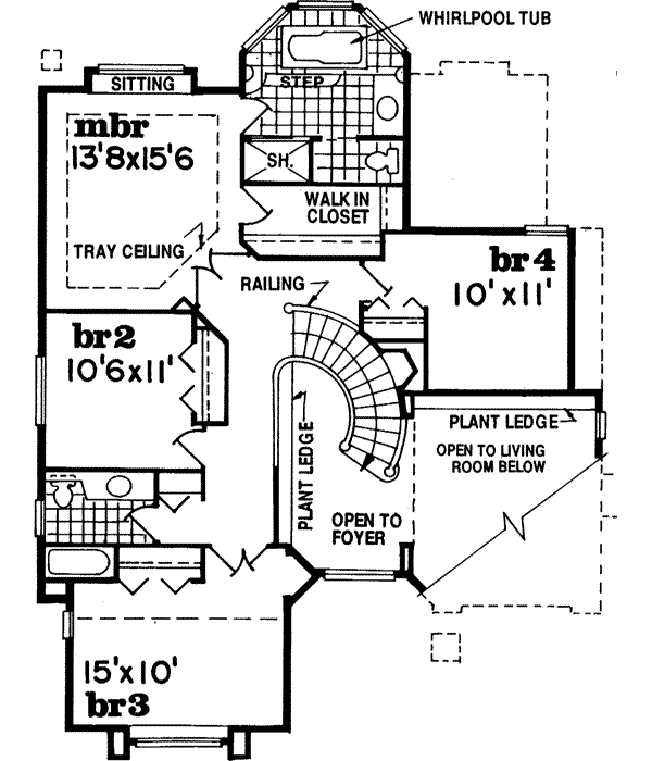 Upper/Second Floor Plan: 35-397