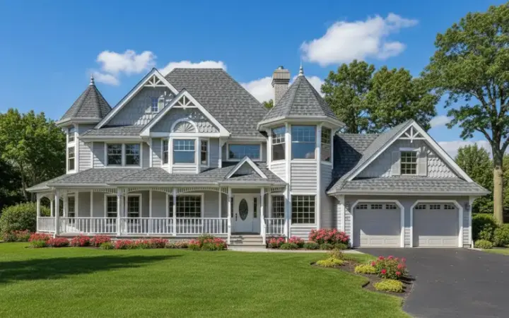 Victorian house plans 35-399 - front exterior, 2,632 sq ft, 4 bed, 2 bath house plans | Monster House Plans