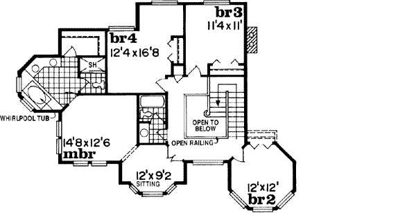 Upper/Second Floor Plan: 35-399