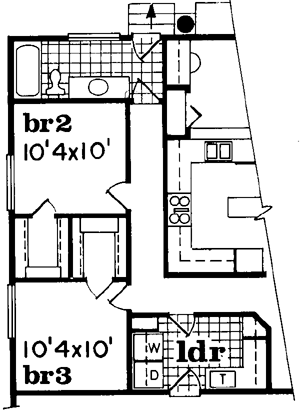 Sunbelt Style Floor Plans Plan: 35-400