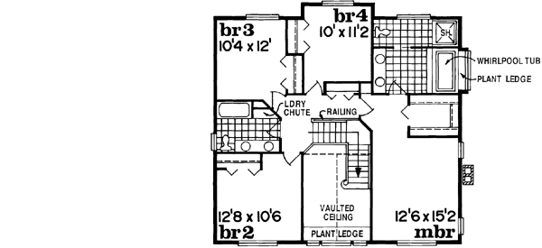 Upper/Second Floor Plan: 35-402