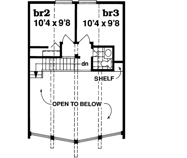 Upper/Second Floor Plan: 35-407
