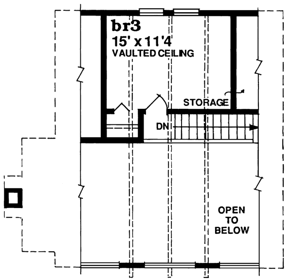 Upper/Second Floor Plan: 35-411