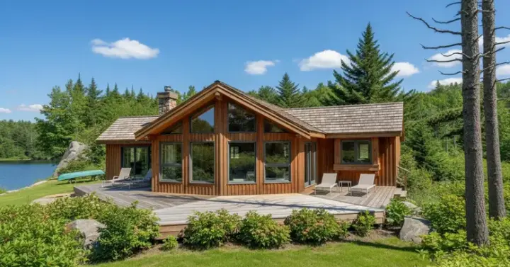 Contemporary house plans 35-419 - front exterior, 1,292 sq ft, 3 bed, 2 bath house plans | Monster House Plans