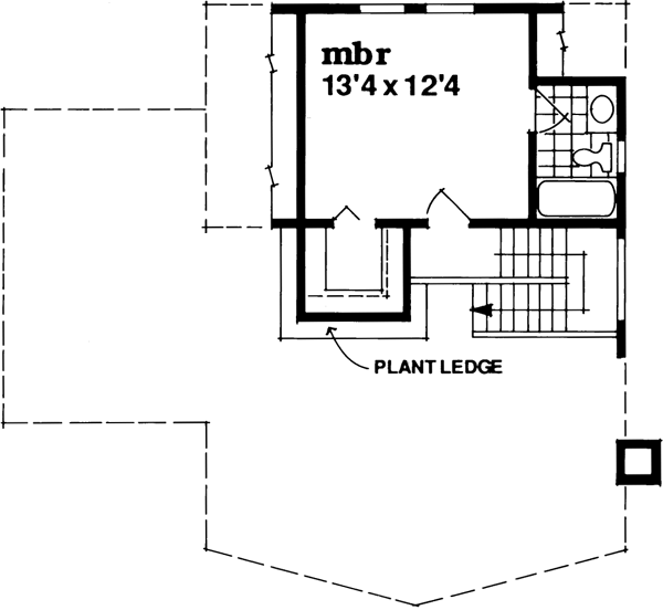 Upper/Second Floor Plan: 35-420