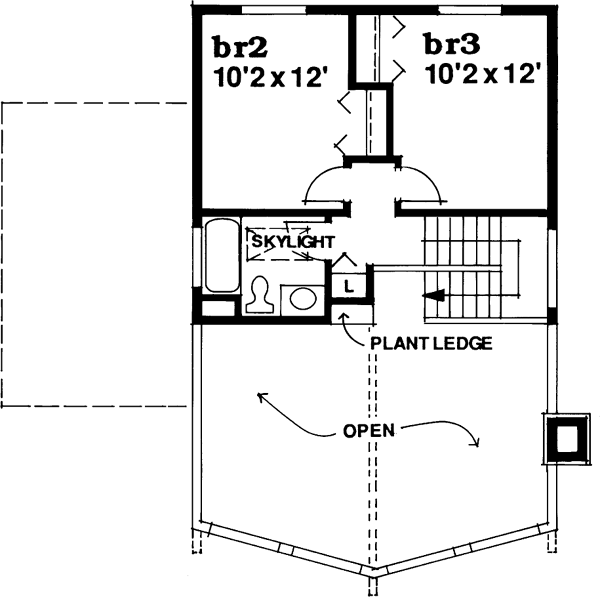 Upper/Second Floor Plan: 35-422