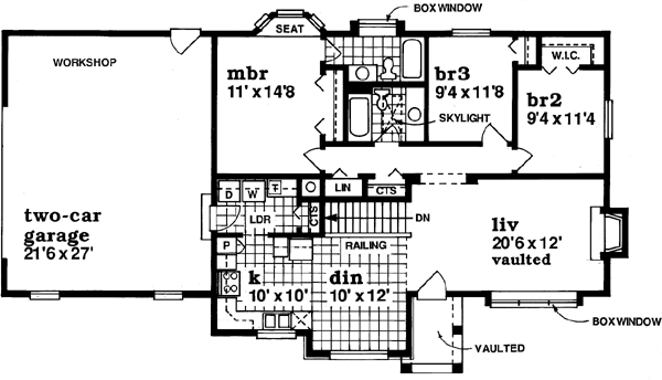 Main Floor Plan: 35-425